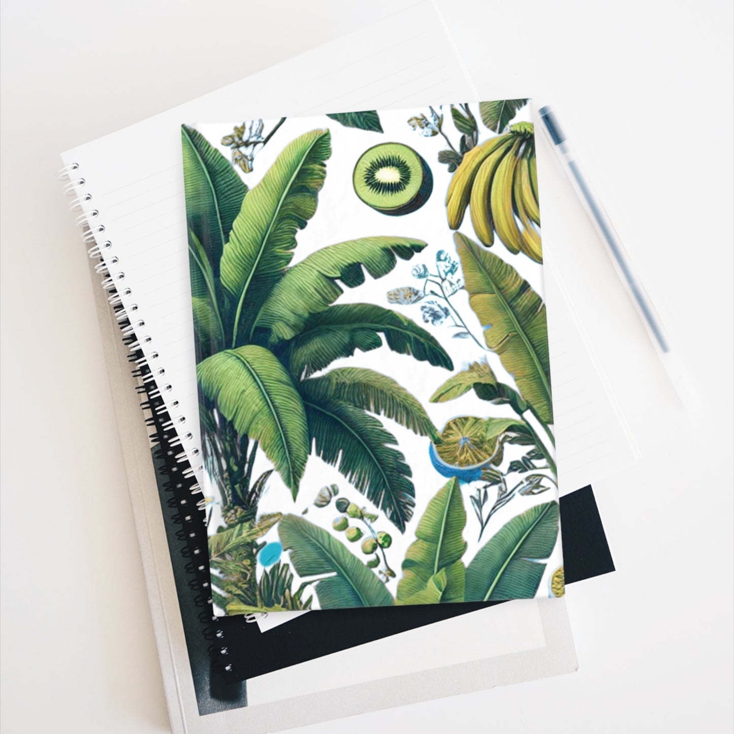 Tropical Fruit/White Journal - 5" x 7"