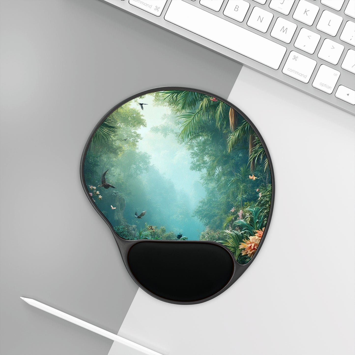 Another Day in Paradise Mouse Pad with Wrist Rest – Ergonomic Design for Comfort and Style