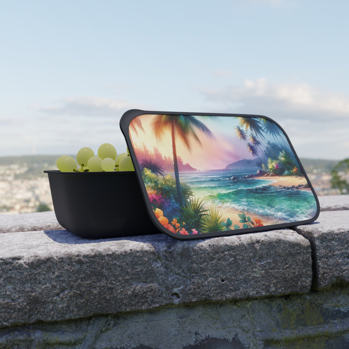Bento Box with Utensils - Bay of Peace