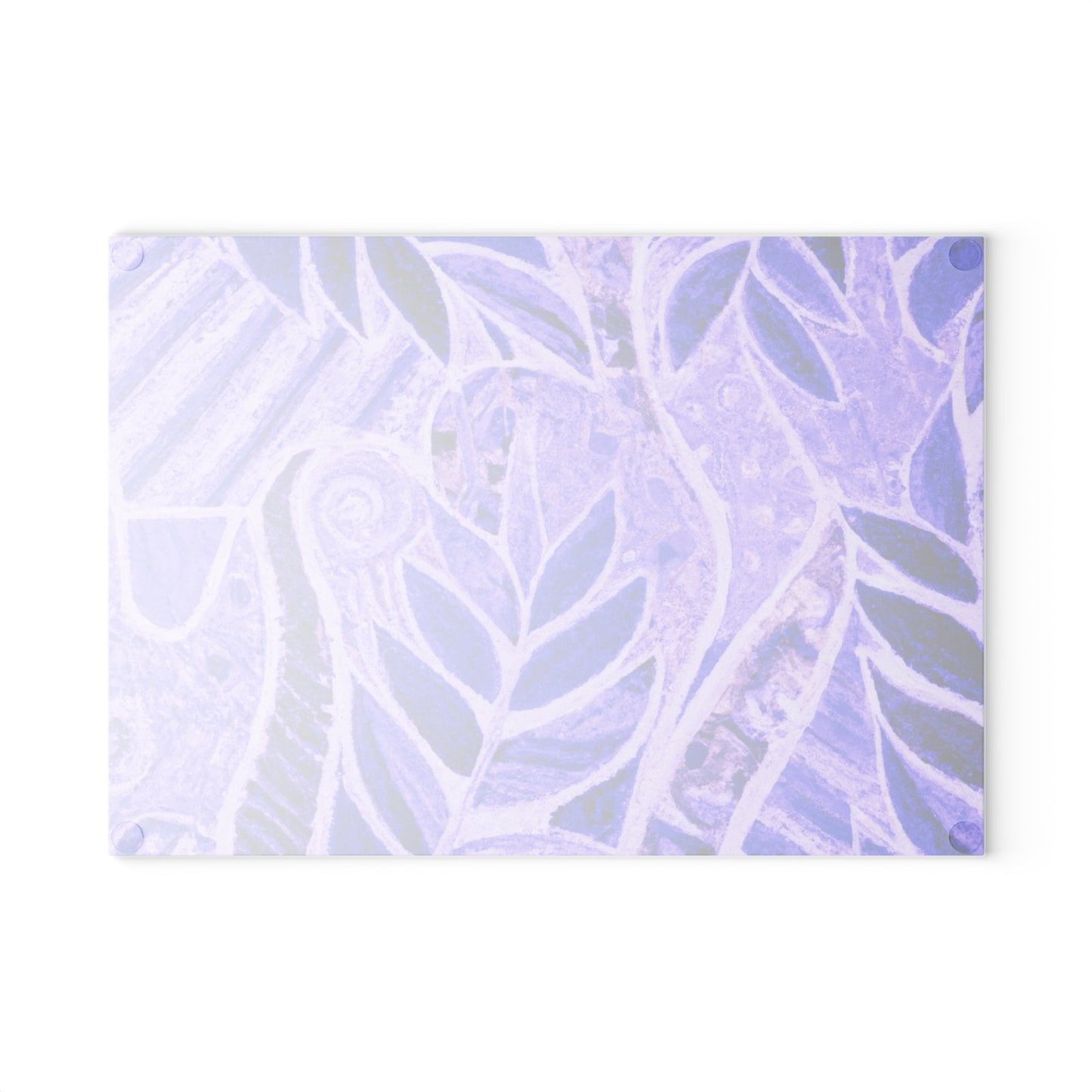 Glass Cutting Board, 2 sizes - Amazon Whimsy, Lilac