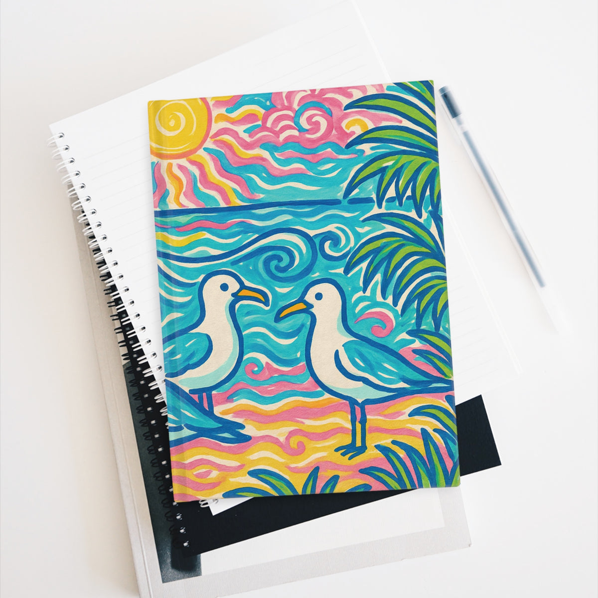 Beach Seagulls Journal - 5" x 7"