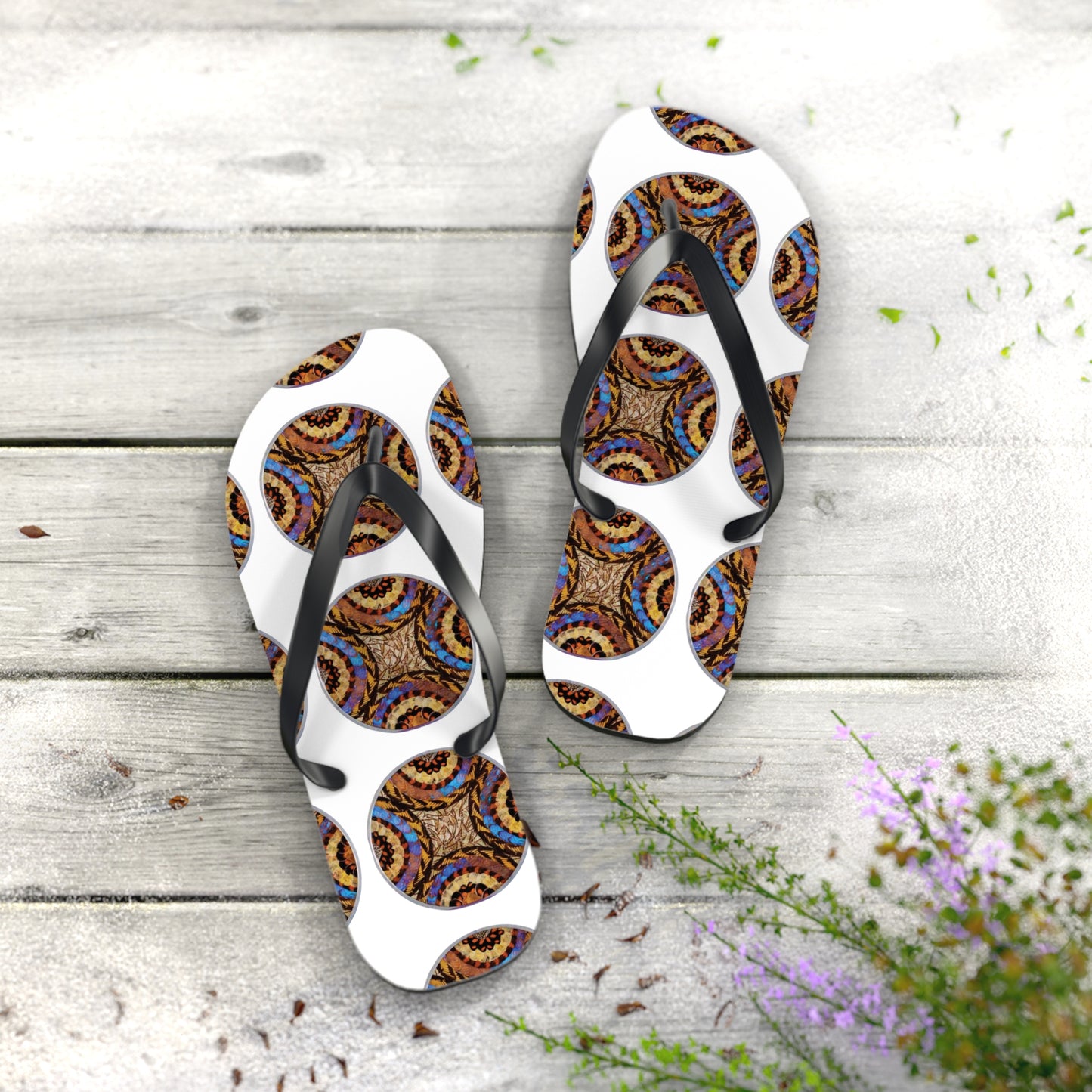 Flip Flops - Real Butterfly Wing Plate #3