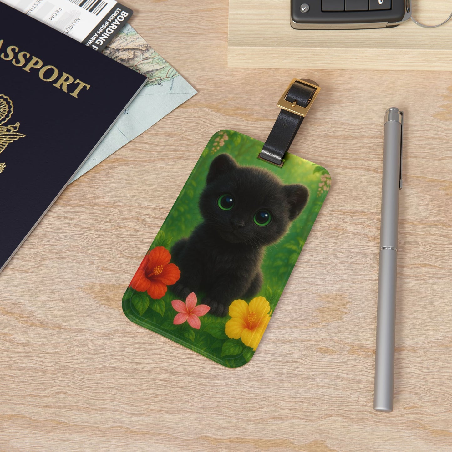 Luggage Tag - Baby Black Panther