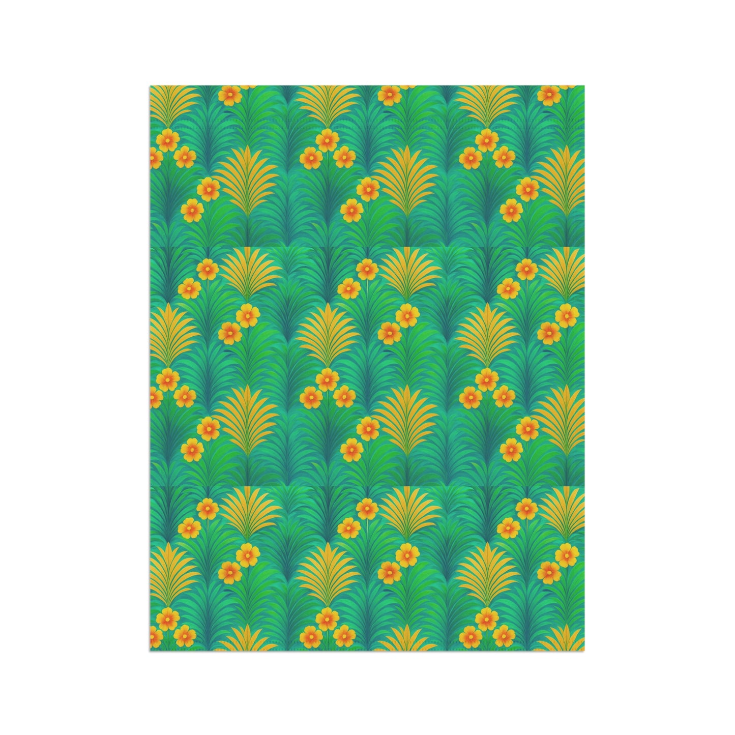 Tropical Garden Flag - Perfect for Outdoor Decor / Sunrise Palms, Green