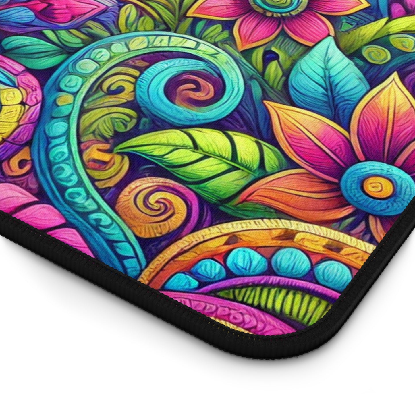 Tropical Mouse Pad/Desk Mat, 3 Sizes - Perfect for Home Office / Colorful Rainforest Parrots