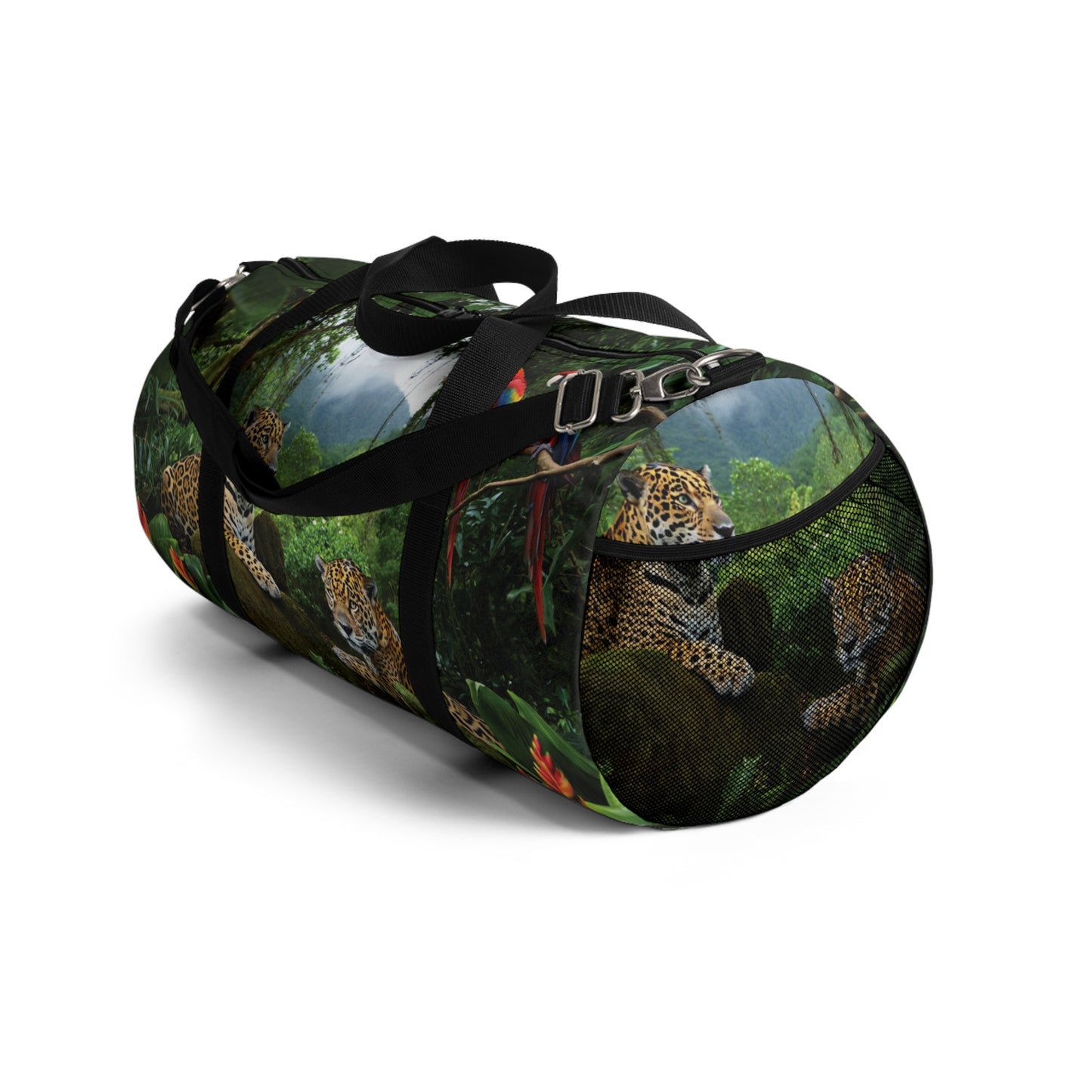 Tropical Duffel Bag - Perfect for Travel and Gym / Jungle Jaguars