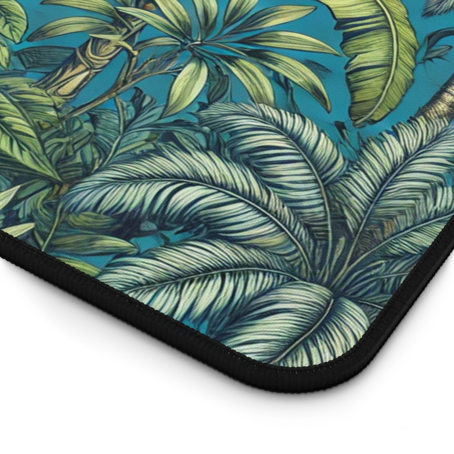 Tropical Mouse Pad/Desk Mat, 3 Sizes - Perfect for Home Office / Tropical Fruit Blue