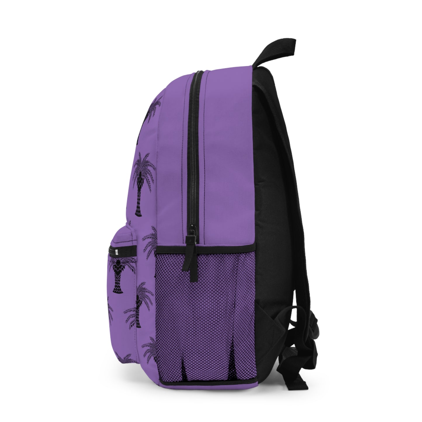 Tropical Backpack / Stylized Palm, light purple