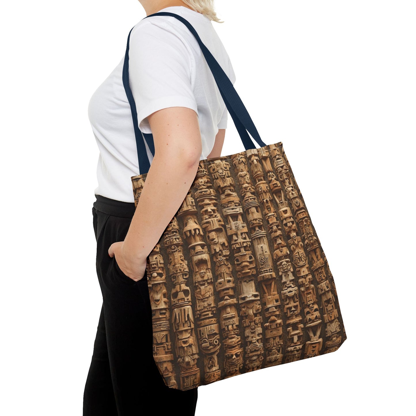 Ancient Tiki Totems Tote Bag - 3 Sizes