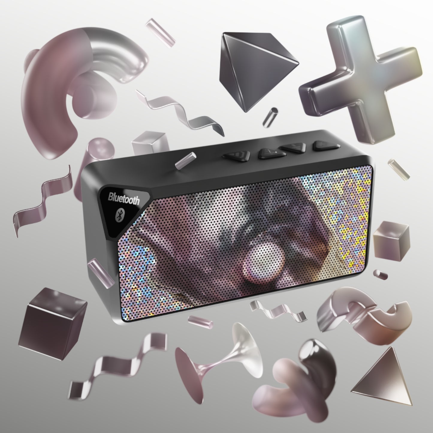 Jabba Bluetooth Speaker - Disco Lavender Pearl Oyster