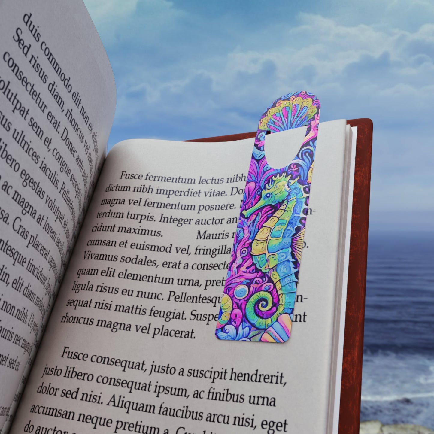 Bookmark - Aluminum, Sally the Seahorse / Pop