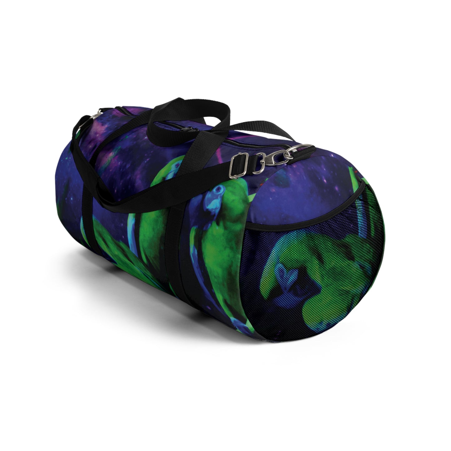 Tropical Rainforest Duffel Bag - Perfect for Travel and Gym / Galactic Parrots