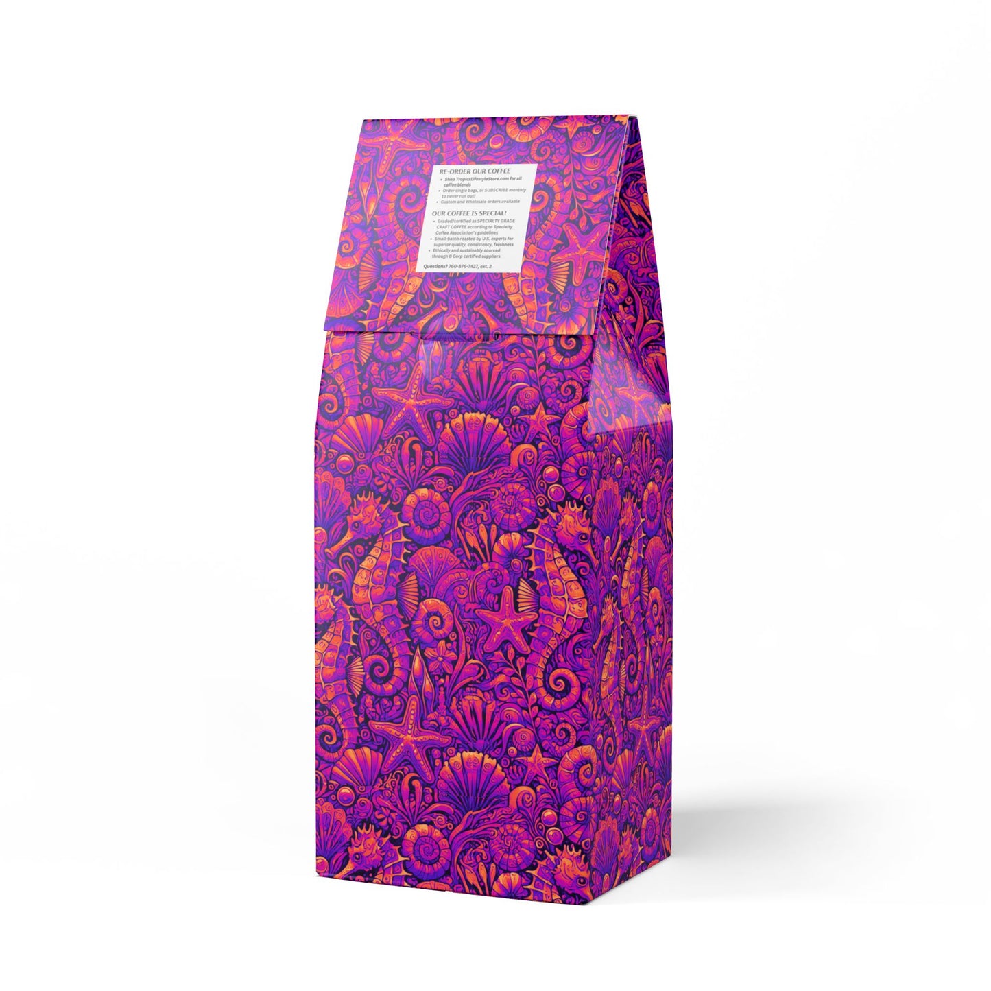 Beach Sunrise Blend™ Blend (Light Roast) Specialty Grade Craft Coffee / Seahorse Trio, Heatwave