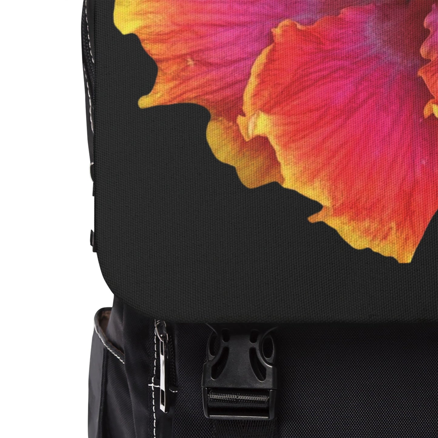 Sunset Hibiscus Flower Casual Backpack - Perfect for Everyday Adventures