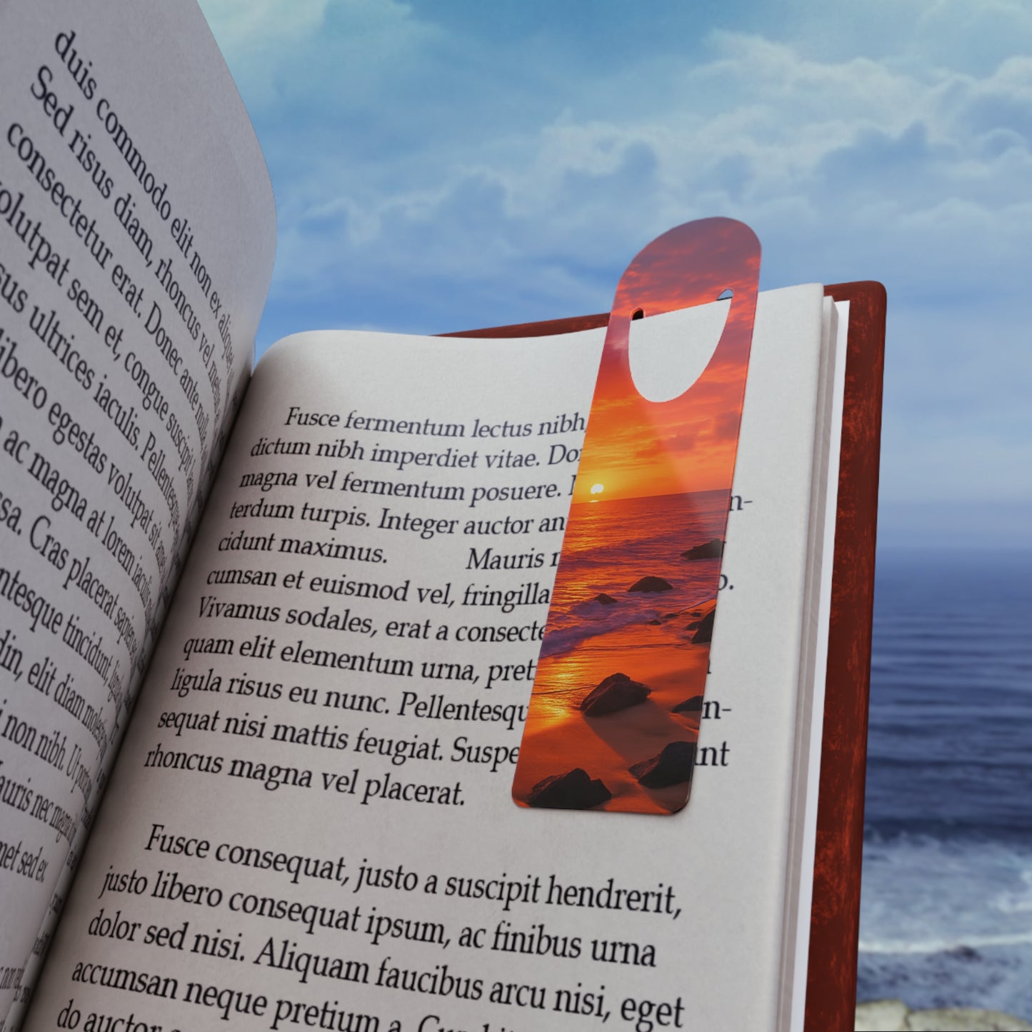 Bookmark - Aluminum, Ember Island