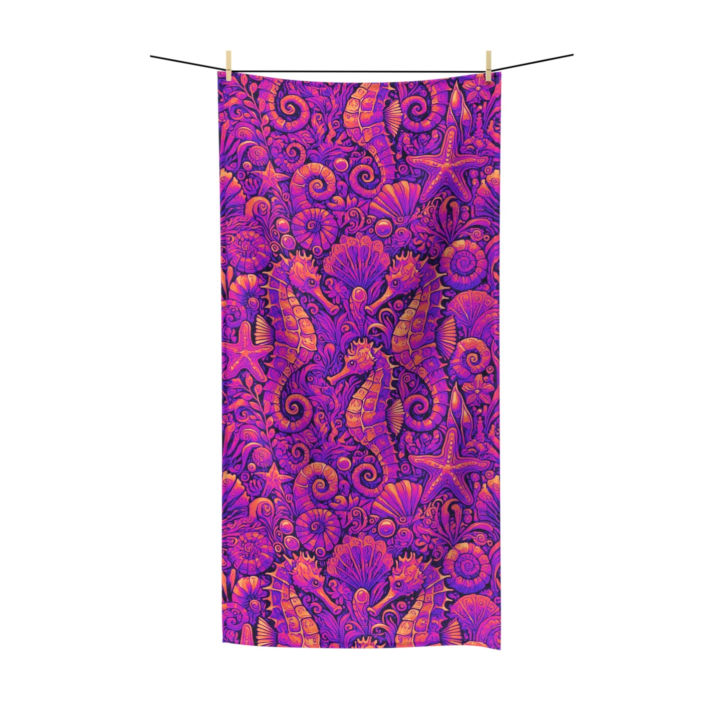 Seahorse Trio/Heatwave Polycotton Towel