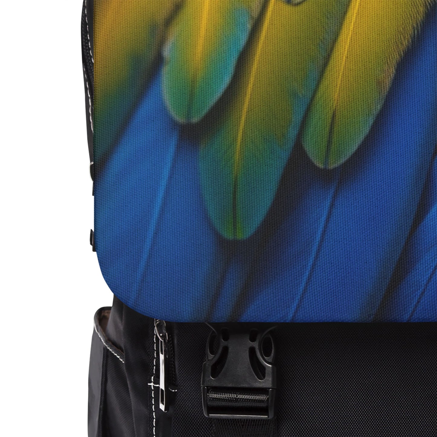 Macaw Feathers Casual Backpack - Perfect for Everyday Adventures