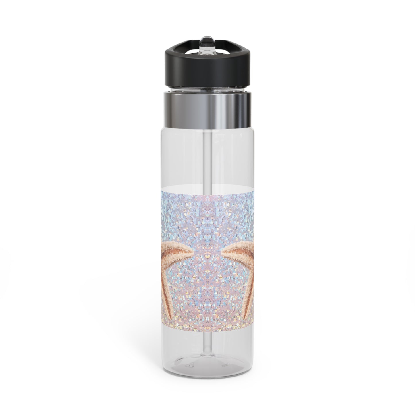 Tropical 20oz Tritan Sport Water Bottle - Leakproof, Lightweight, BPA-Free / Disco Starfish