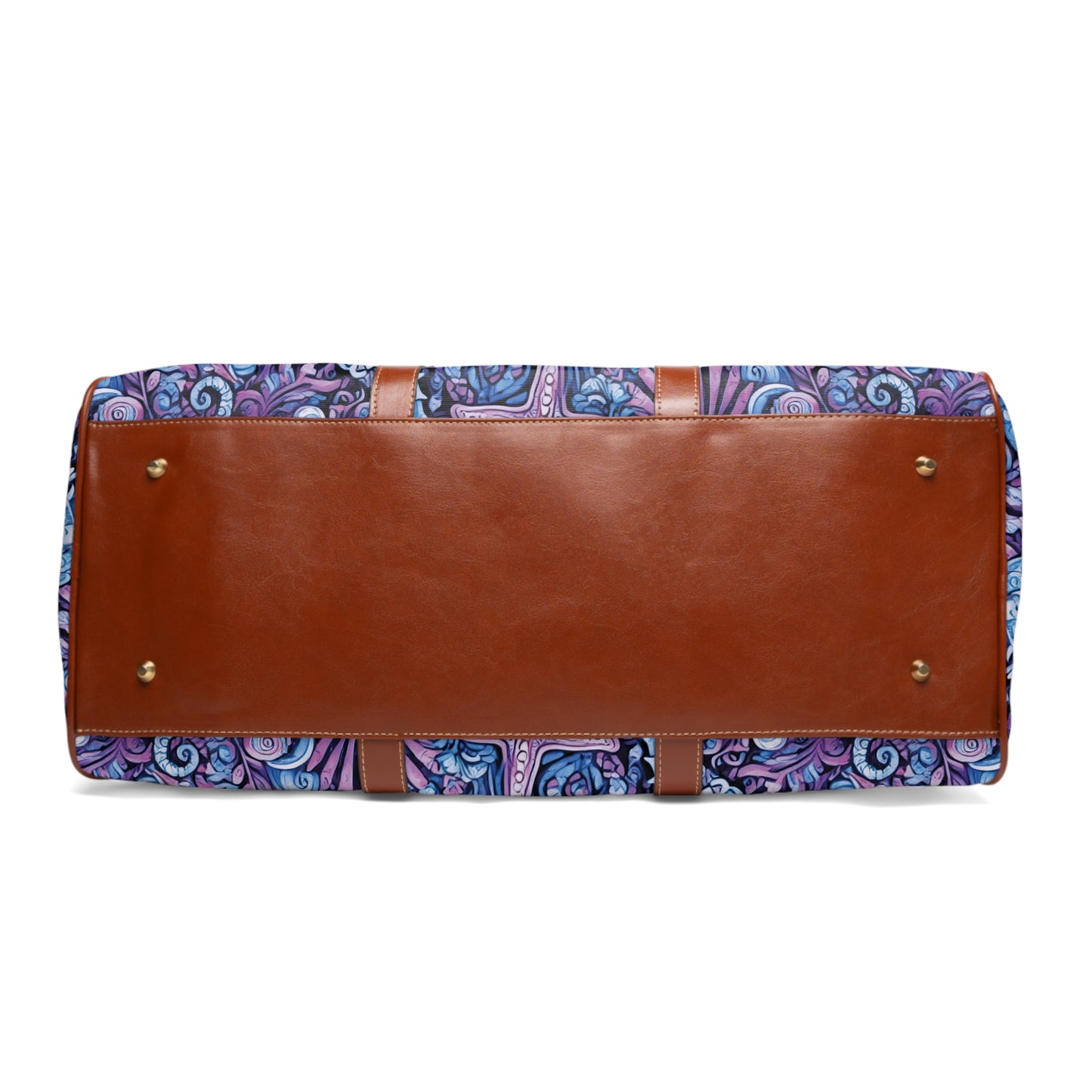 Tropical Waterproof Travel Bag - Perfect for Beach Getaways / Seahorses, Blue