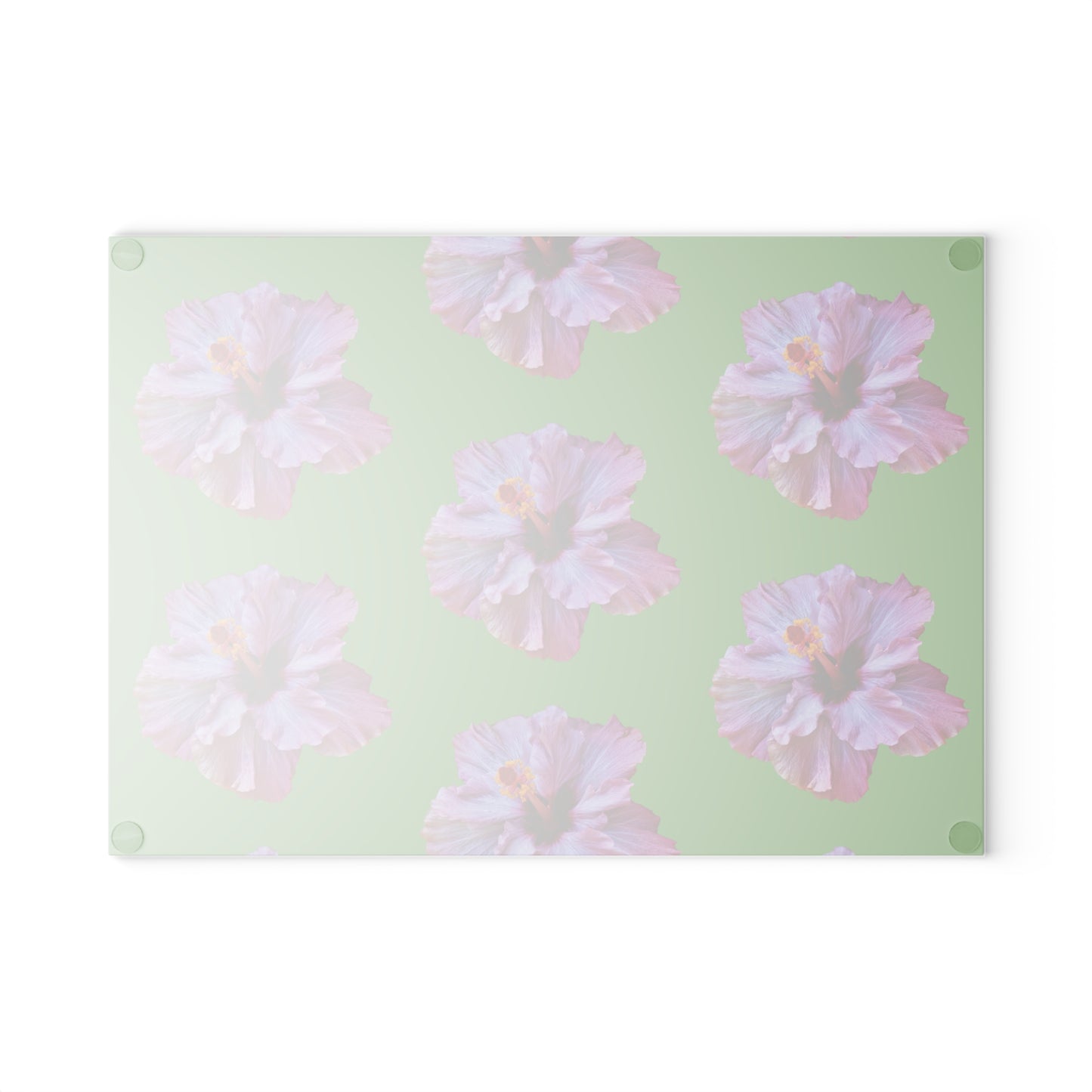 Glass Cutting Board, 2 sizes - Real Purple Hibiscus