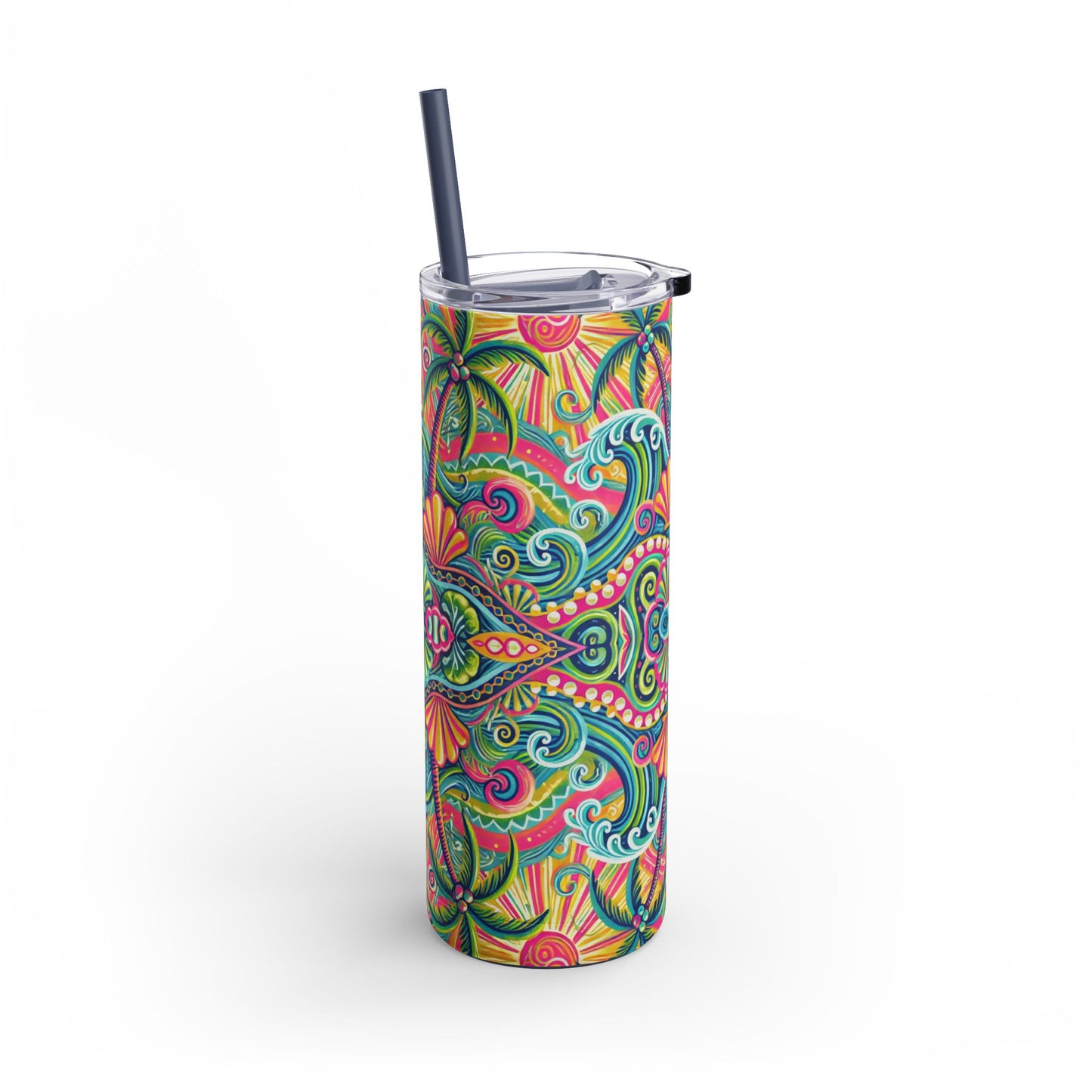 20oz Matte Tumbler, 7 Colors - Stylish Travel Cup - Kaleido Bay