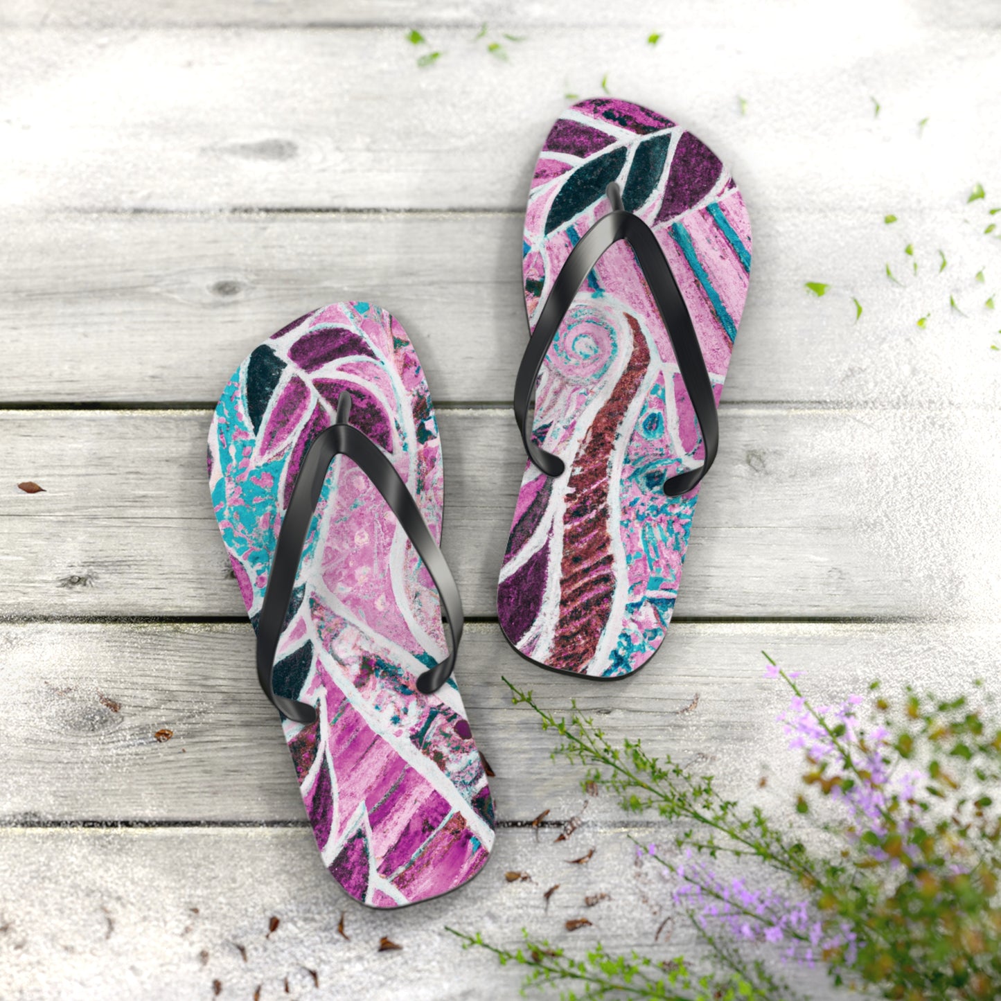 Flip Flops - Amazon Whimsy, Pink