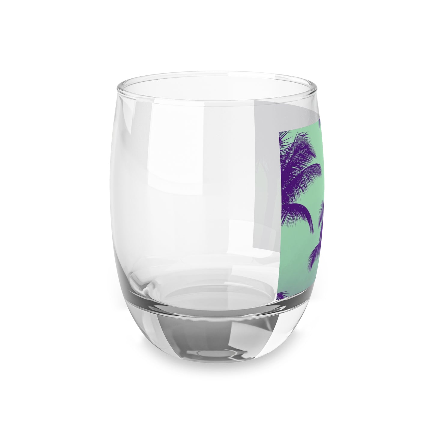 Whiskey Glass, Palm Glow Minty