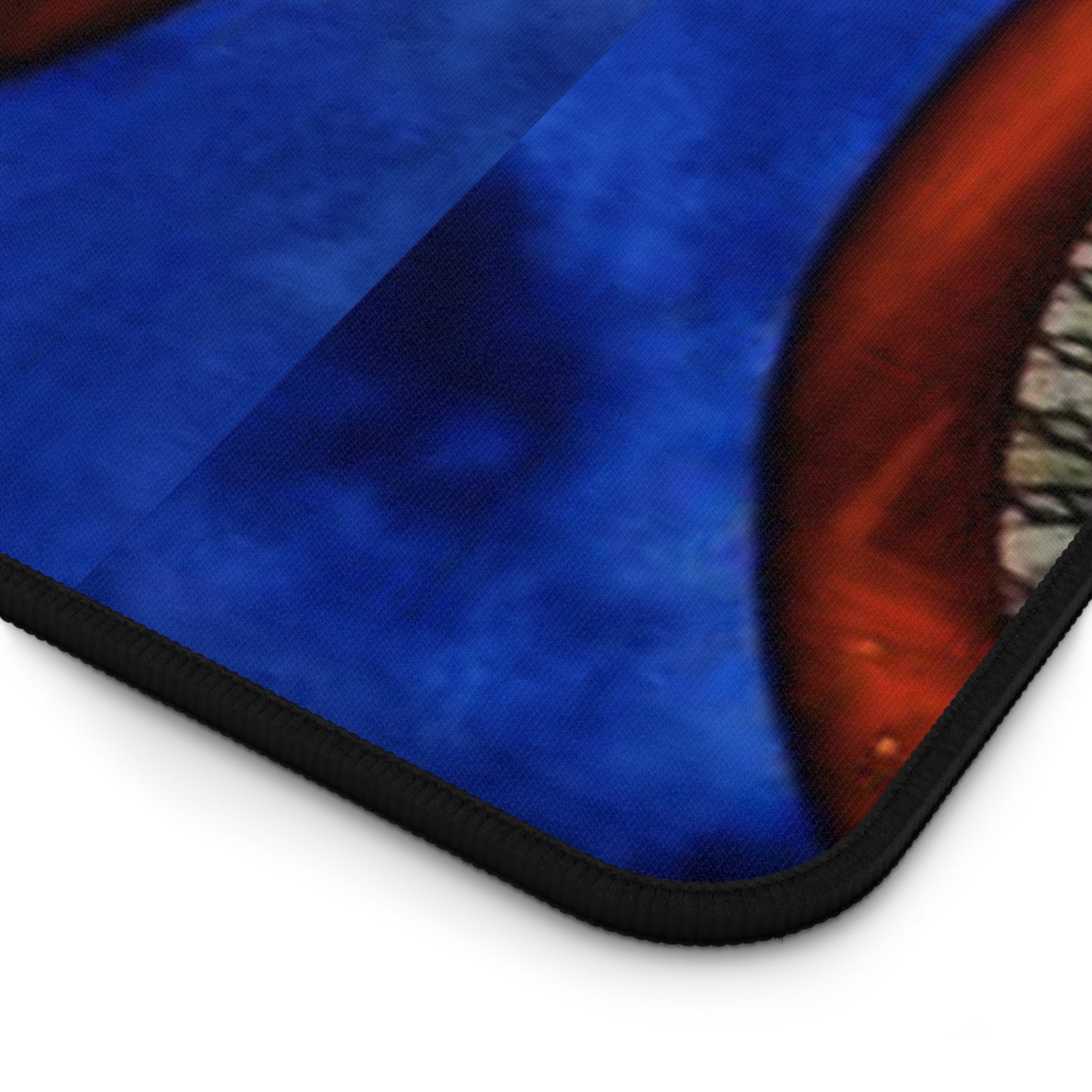 Tropical Mouse Pad/Desk Mat, 3 Sizes - Rainforest Design, Perfect for Home Office / Oval Real Butterfly Wing Art