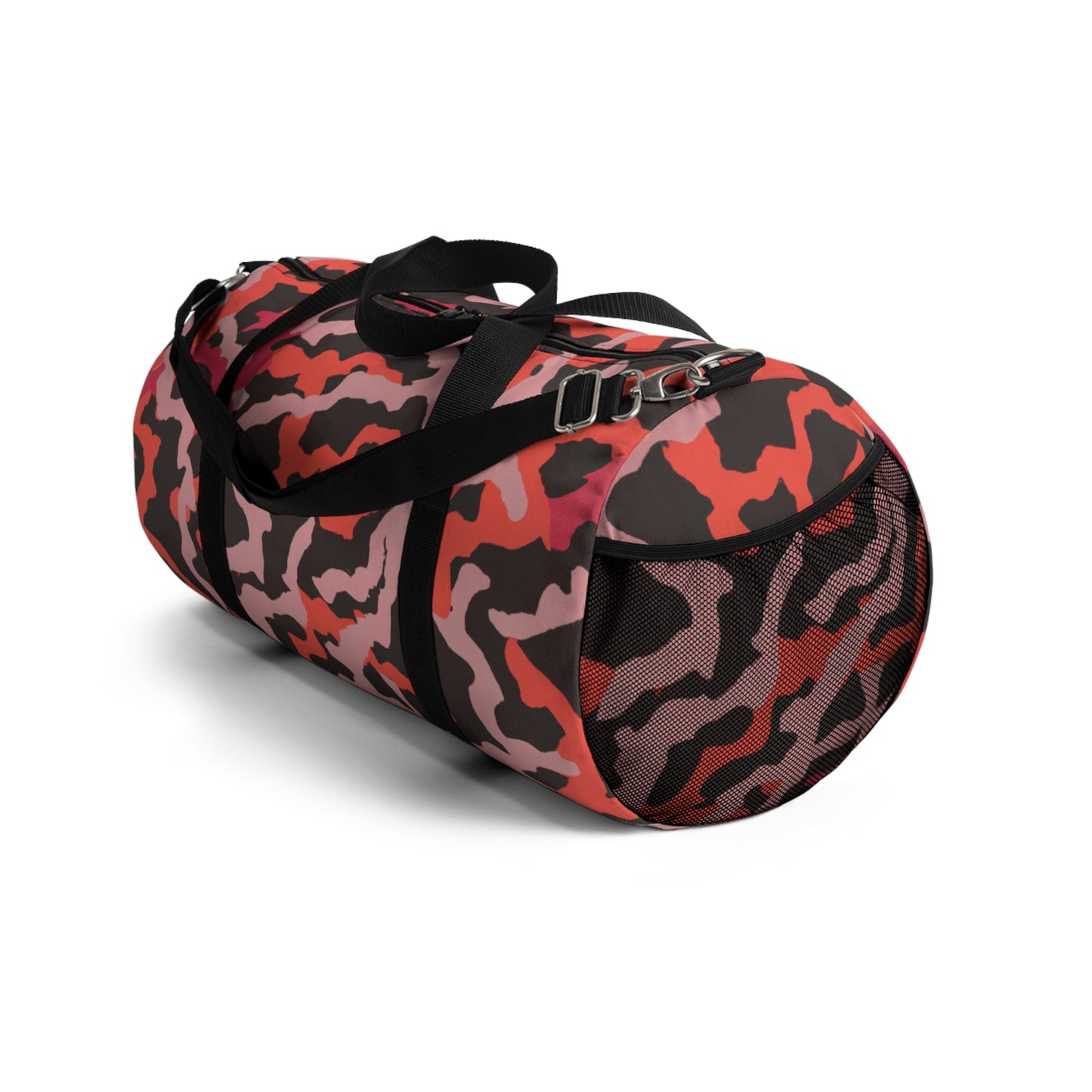 Tropical Duffel Bag - Perfect for Travel and Gym / Coral Threads, Red