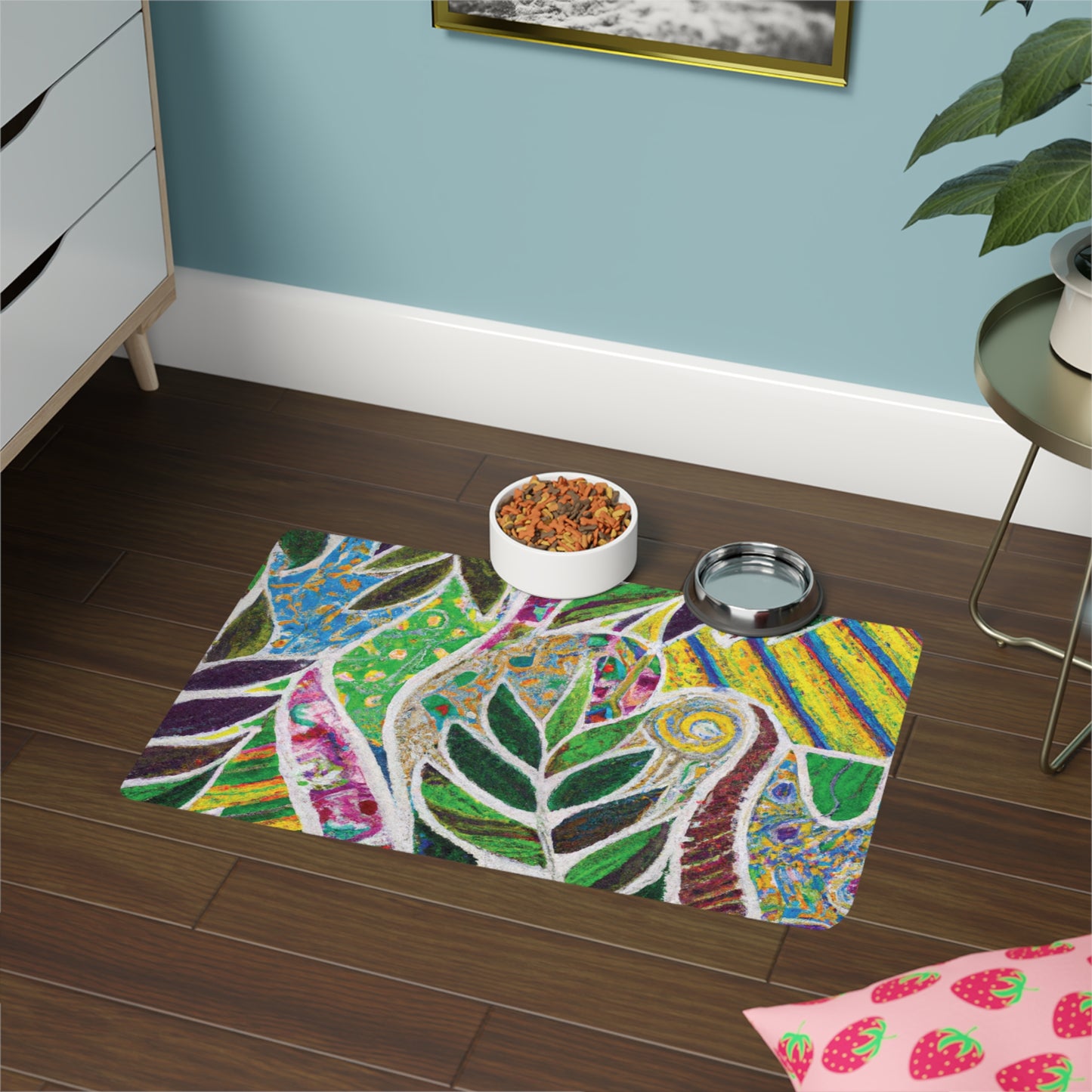 Pet Food Mat (12x18) - Amazon Whimsy