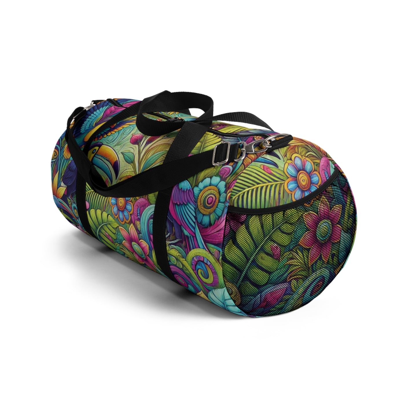 Tropical Duffel Bag - Perfect for Travel and Gym / Rainforest Music