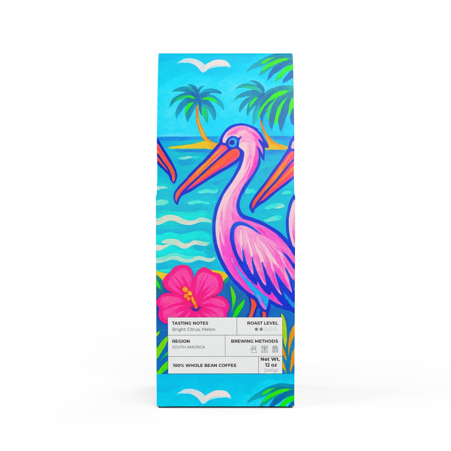 Golden Sands Single Origin™ Coffee (Light-Medium Roast) Specialty Grade / Beach Pelican Party