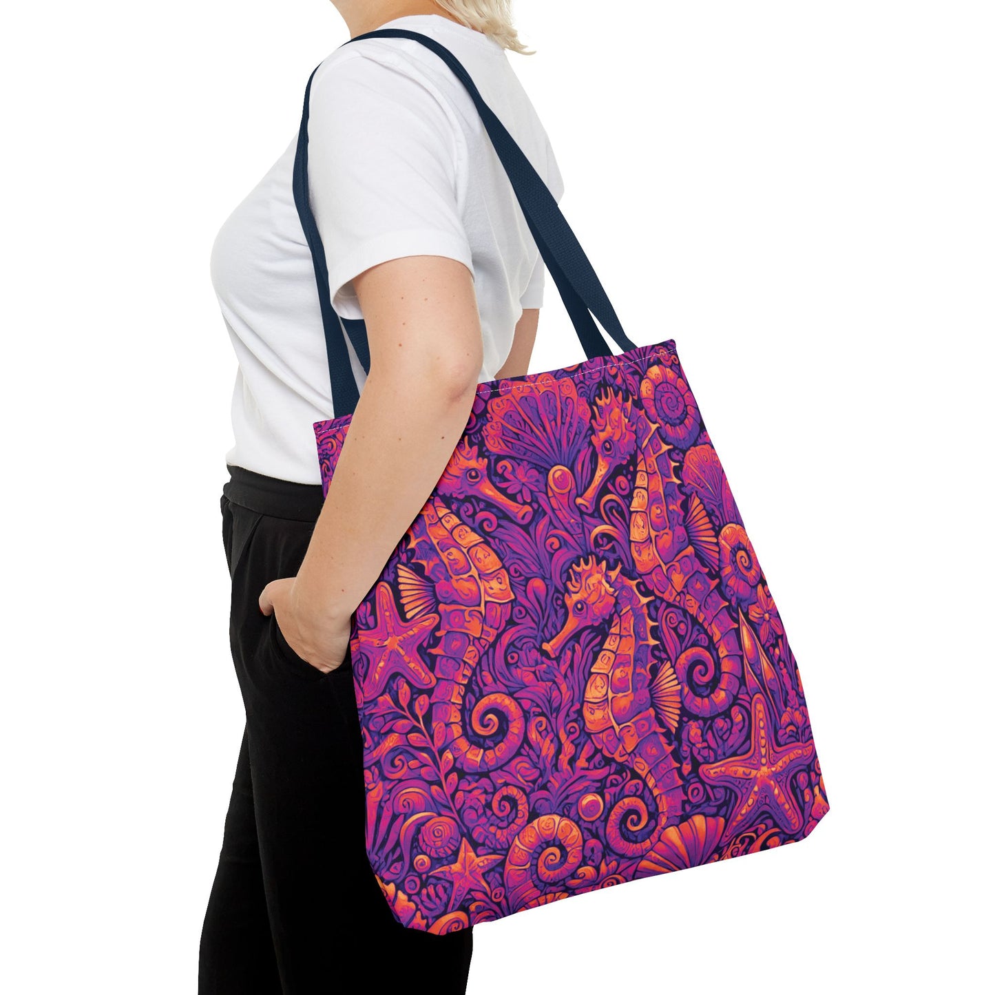 Heatwave Seahorse Trio Tote Bag - 3 Sizes