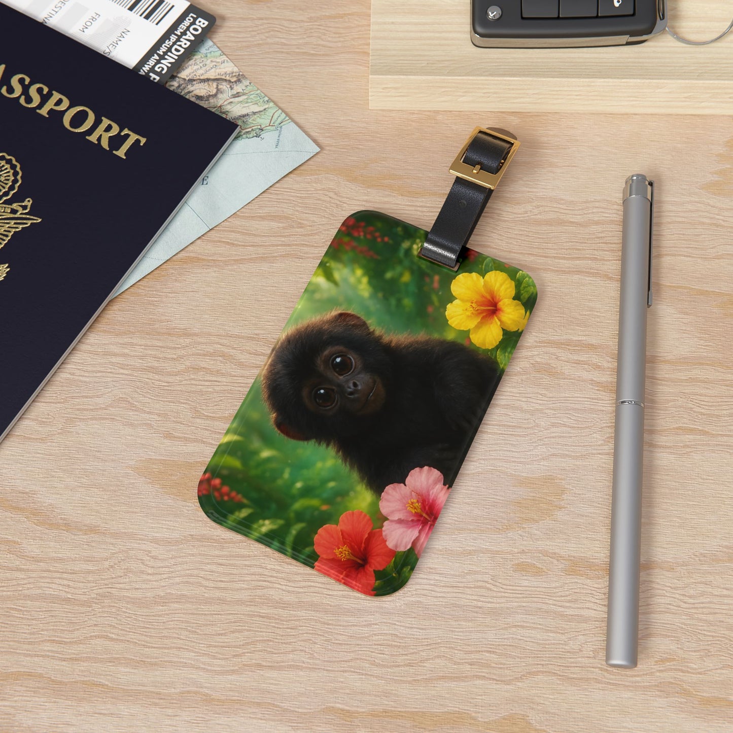 Luggage Tag - Baby Howler Monkey