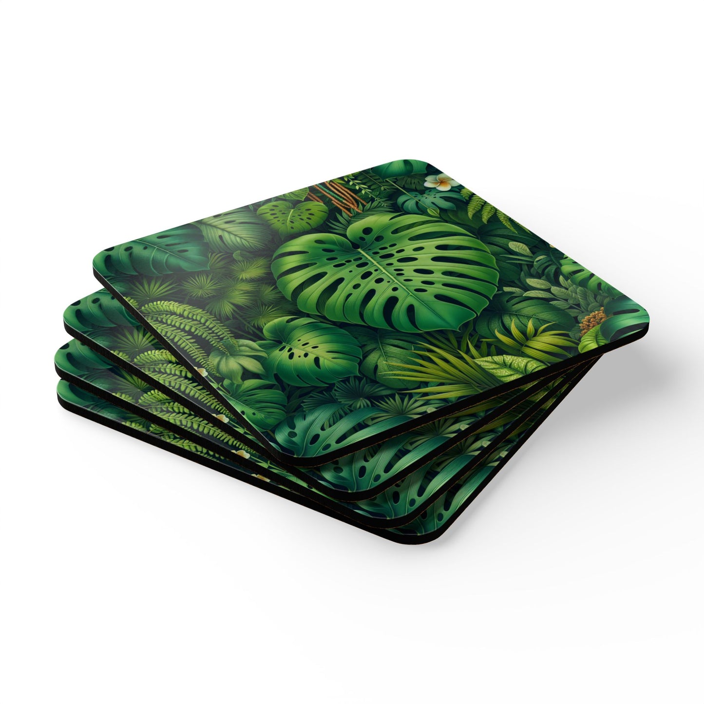 Coaster Set - Rainforest Greenery