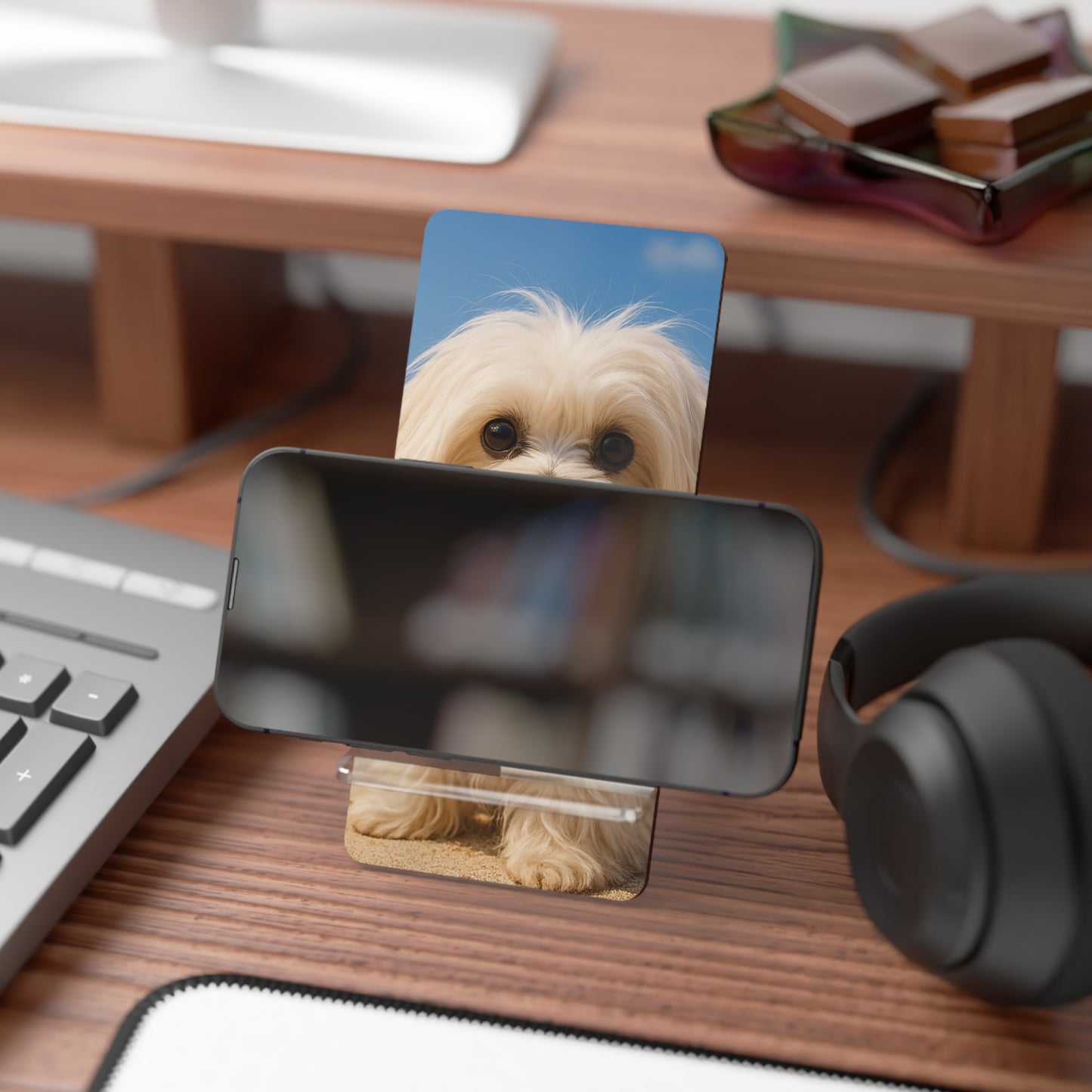 Mobile Display Stand for Smartphones, Puppy Arlel