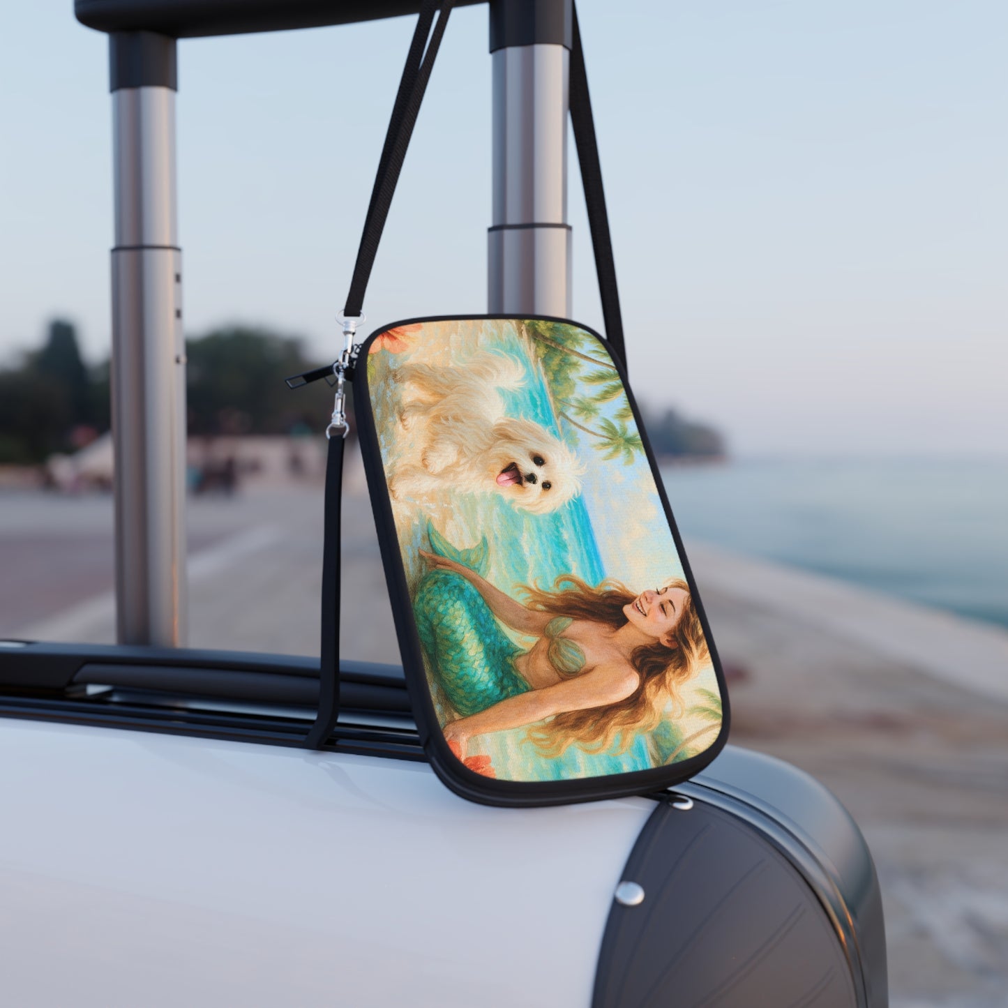 Passport Wallet - Puppy Ariel and a Mermaid