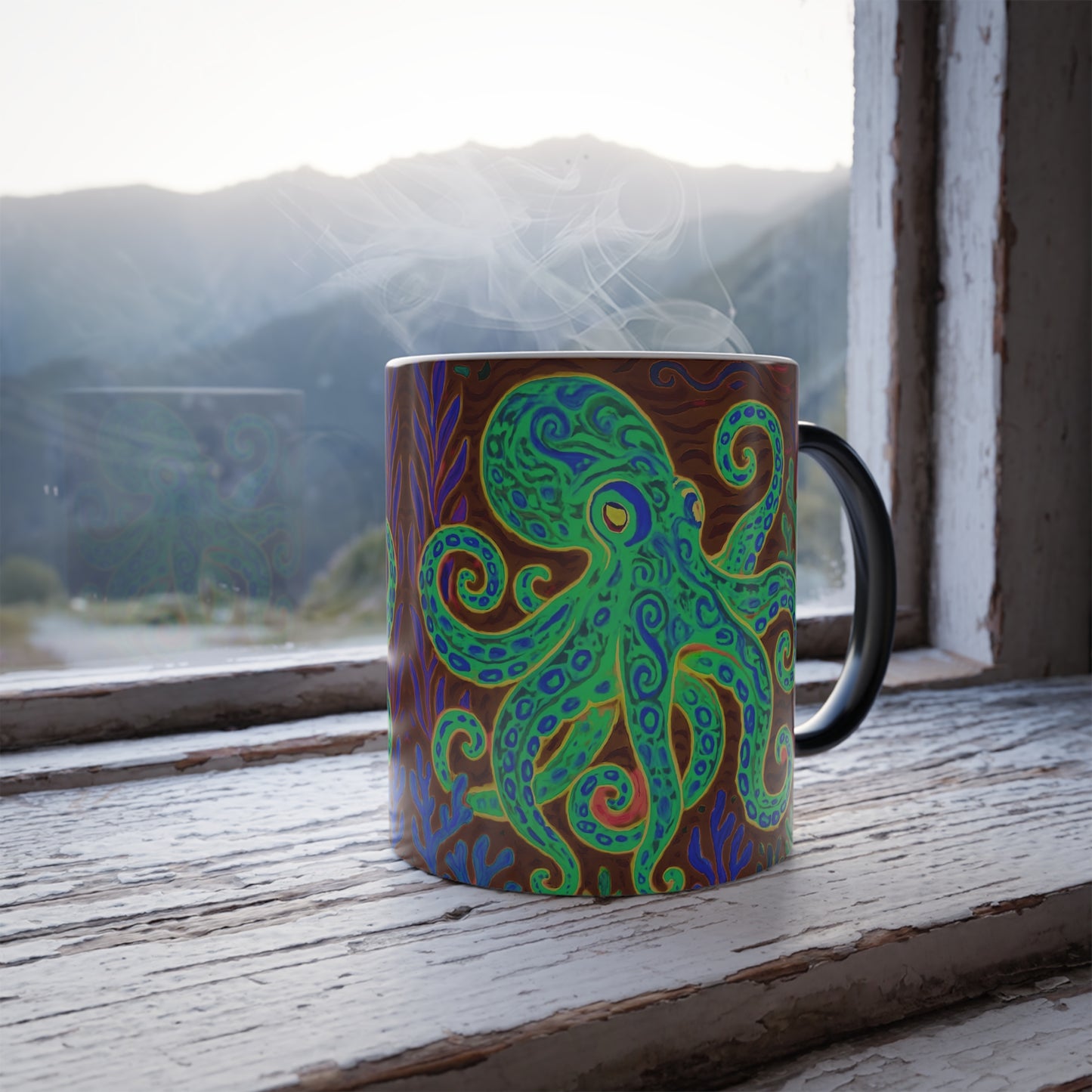 Color Morphing Mug, 11oz, Gamma Kraken Joe