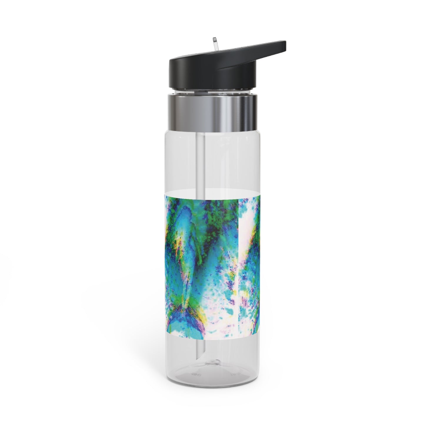Tropical 20oz Tritan Sport Water Bottle - Leakproof, Lightweight, BPA-Free / Solo Mermaid, Aqua