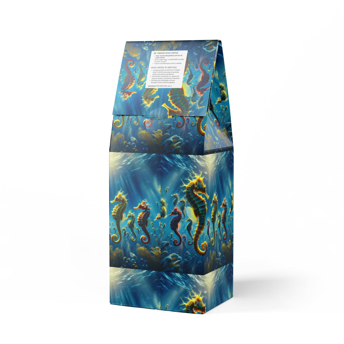 Beach Sunrise Blend™ (Light Roast) Specialty Grade Craft Coffee / Seahorse Party