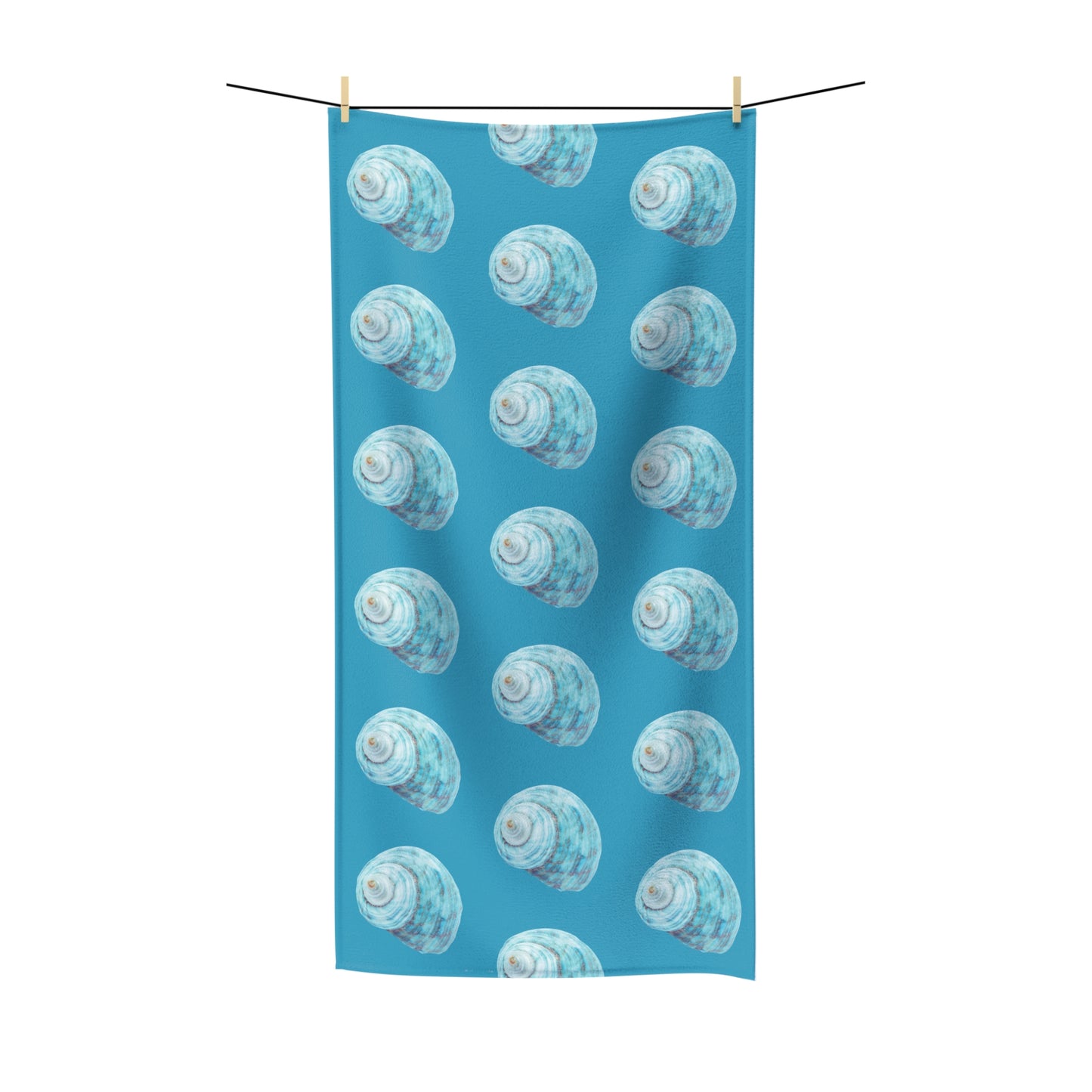 Jade Turbo Shell/Turquoise Polycotton Towel