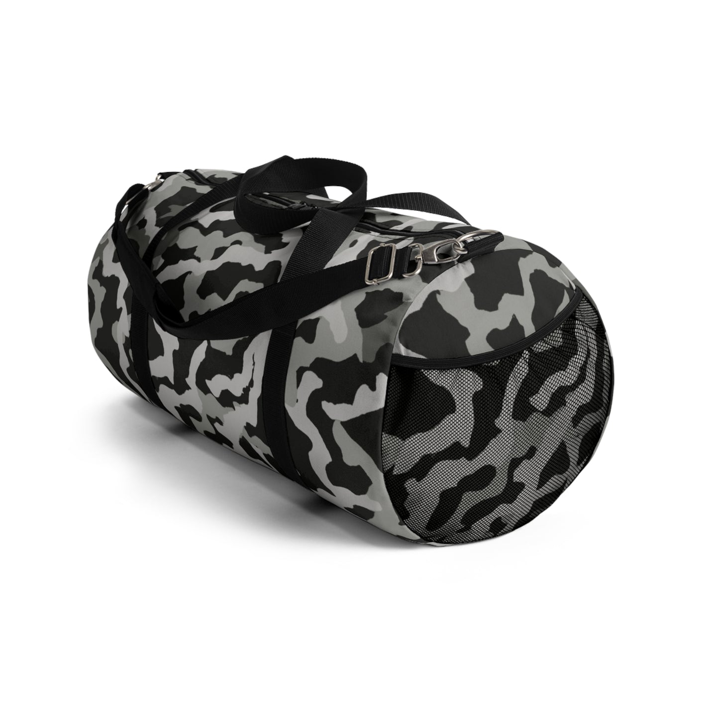 Tropical Duffel Bag - Perfect for Travel and Gym / Coral Threads, Noir