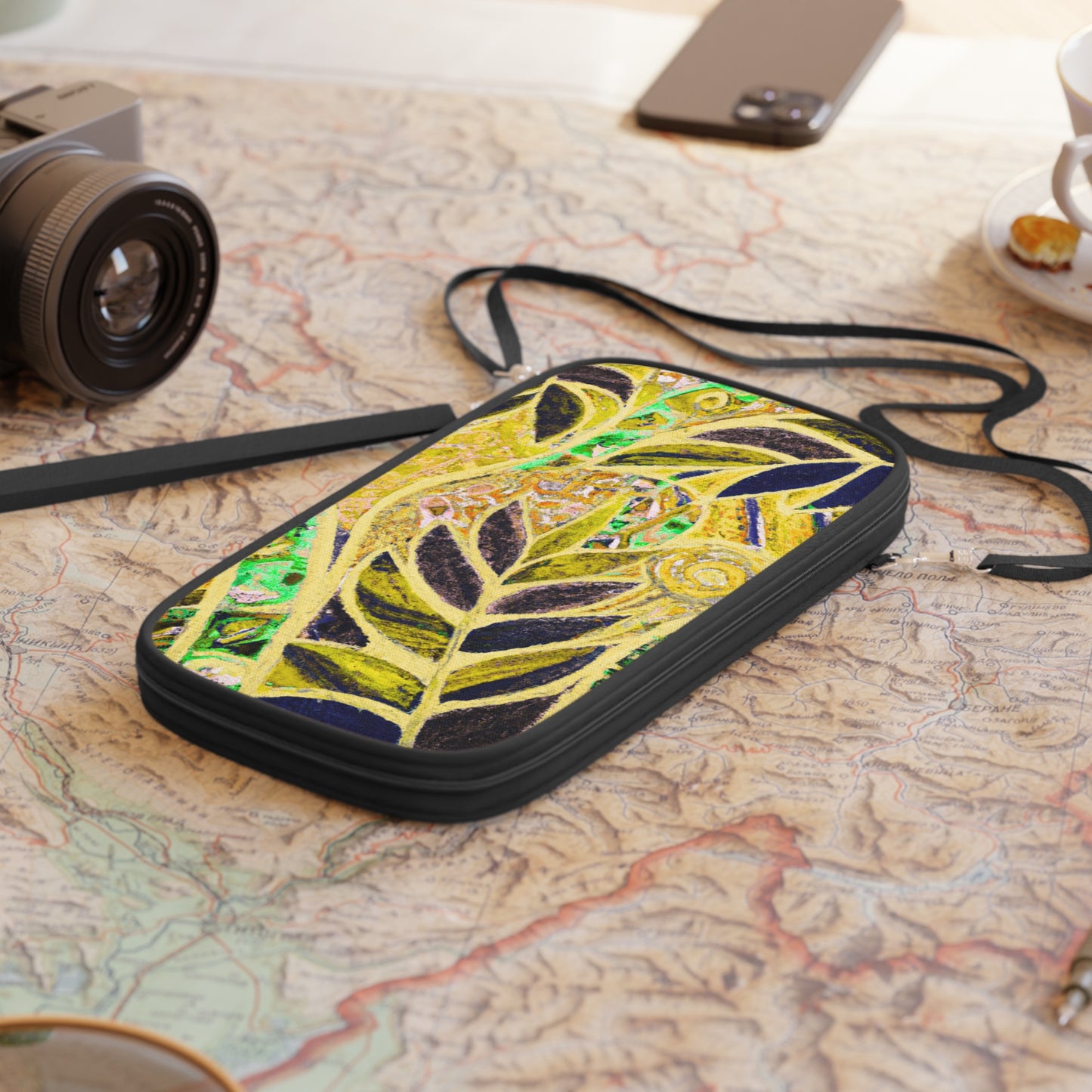 Passport Wallet – Perfect for Travelers & Adventurers / Amazon Whimsy, Yellow