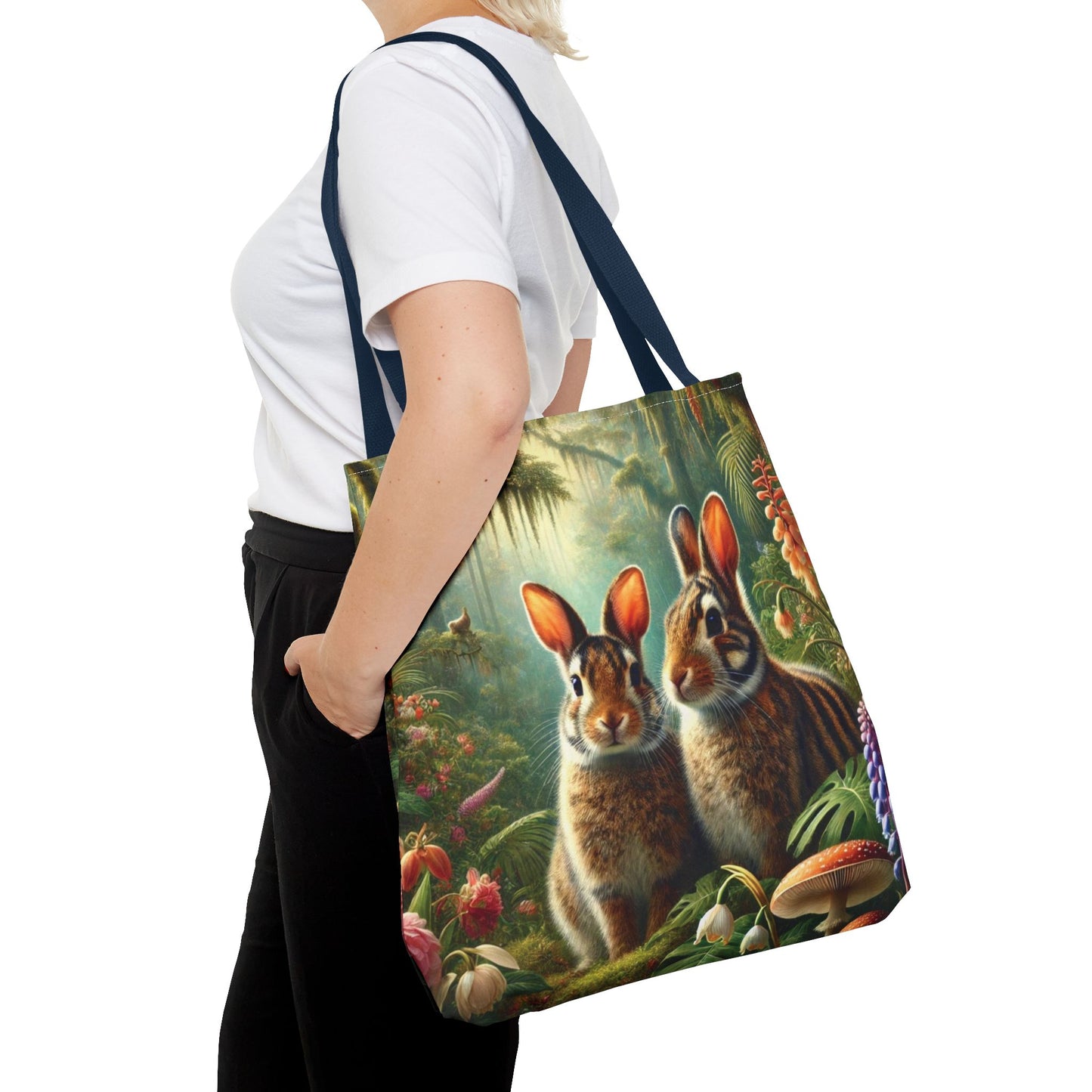 Tropical Sumatran Rabbits Tote Bag - 3 Sizes