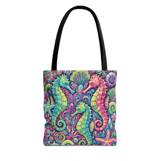 Seahorse Trio Tote Bag - 3 Sizes