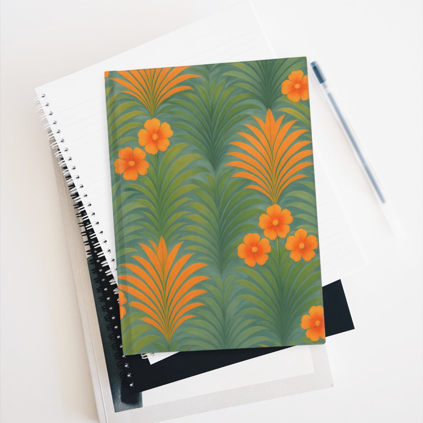 Sunrise Palms/Orange Journal - 5" x 7"