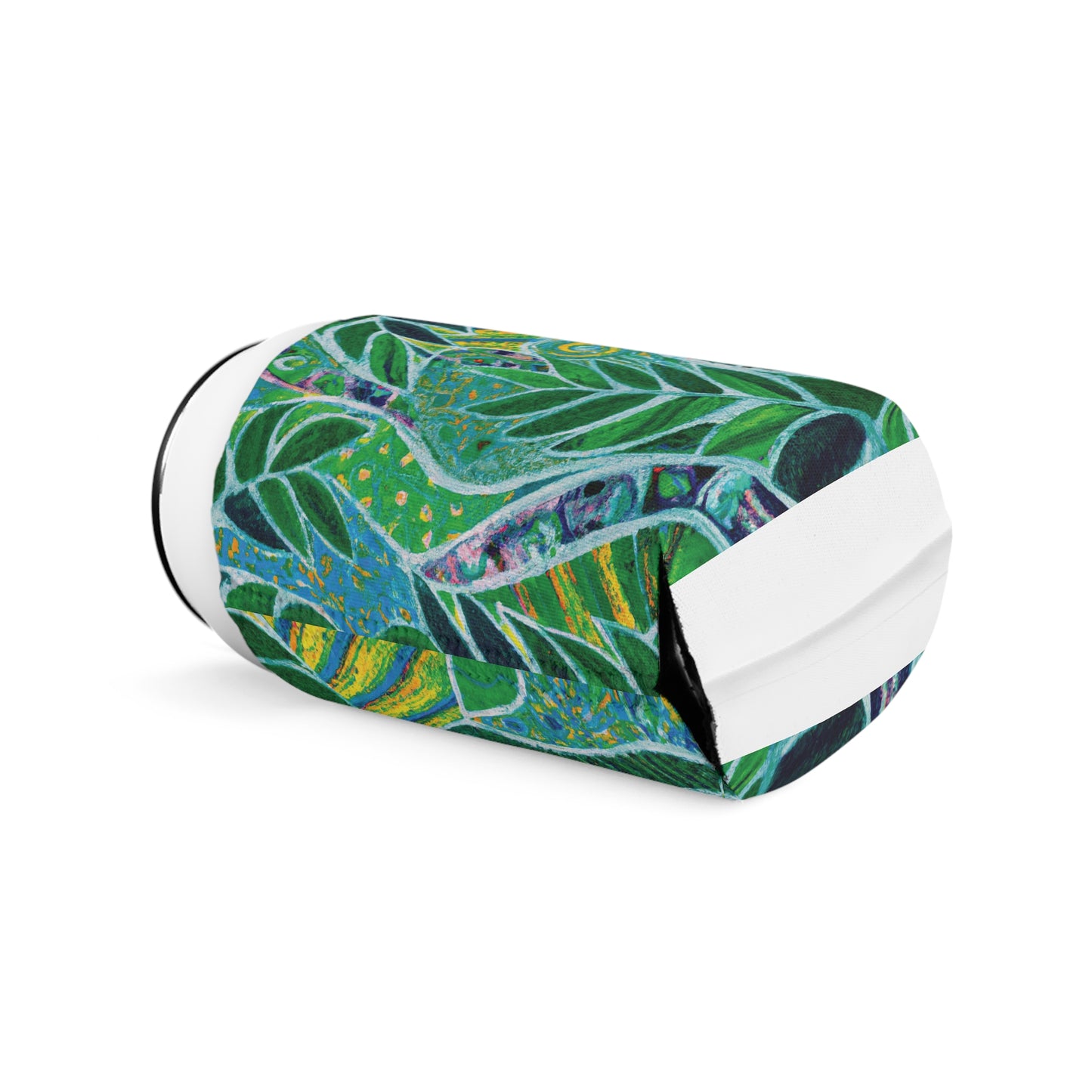 Amazon Whimsy/Green Can Cooler Sleeve - Perfect for Outdoor Picnics