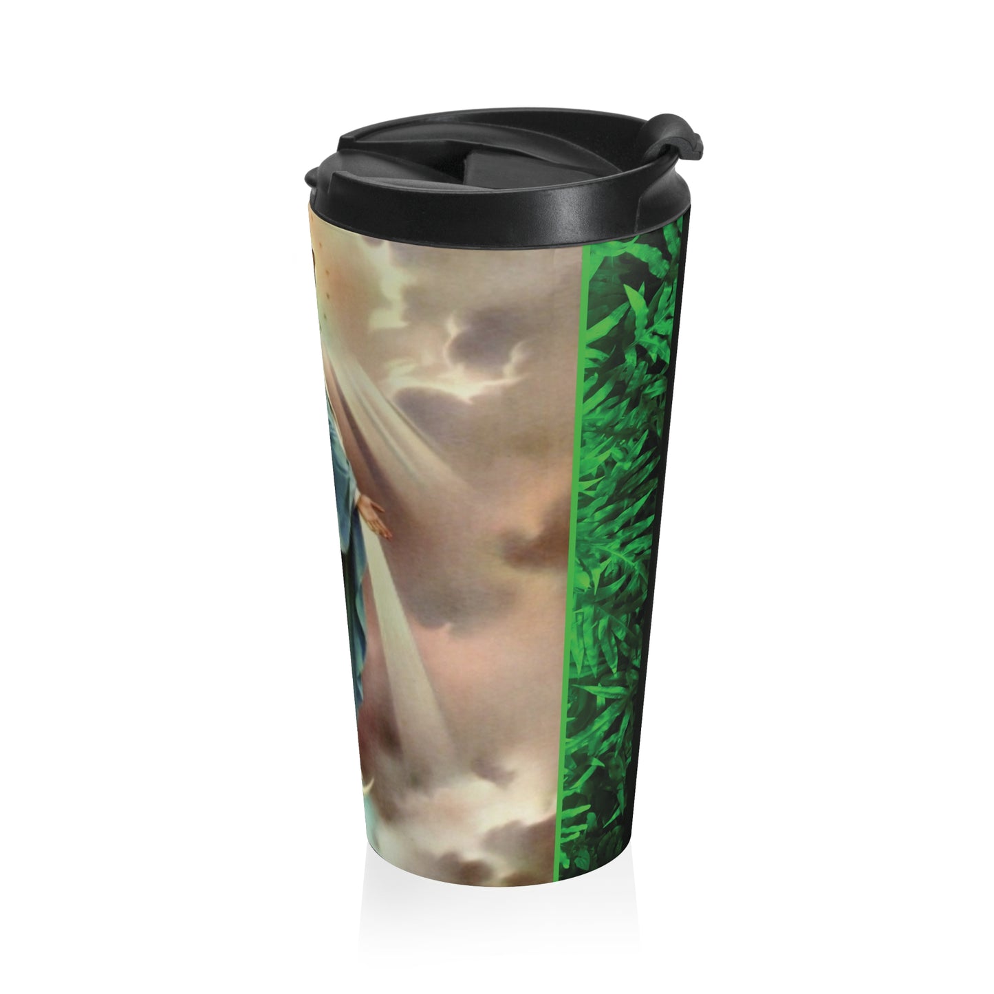 15 oz. Stainless Steel Travel Mug / Religious, Our Lady of Grace