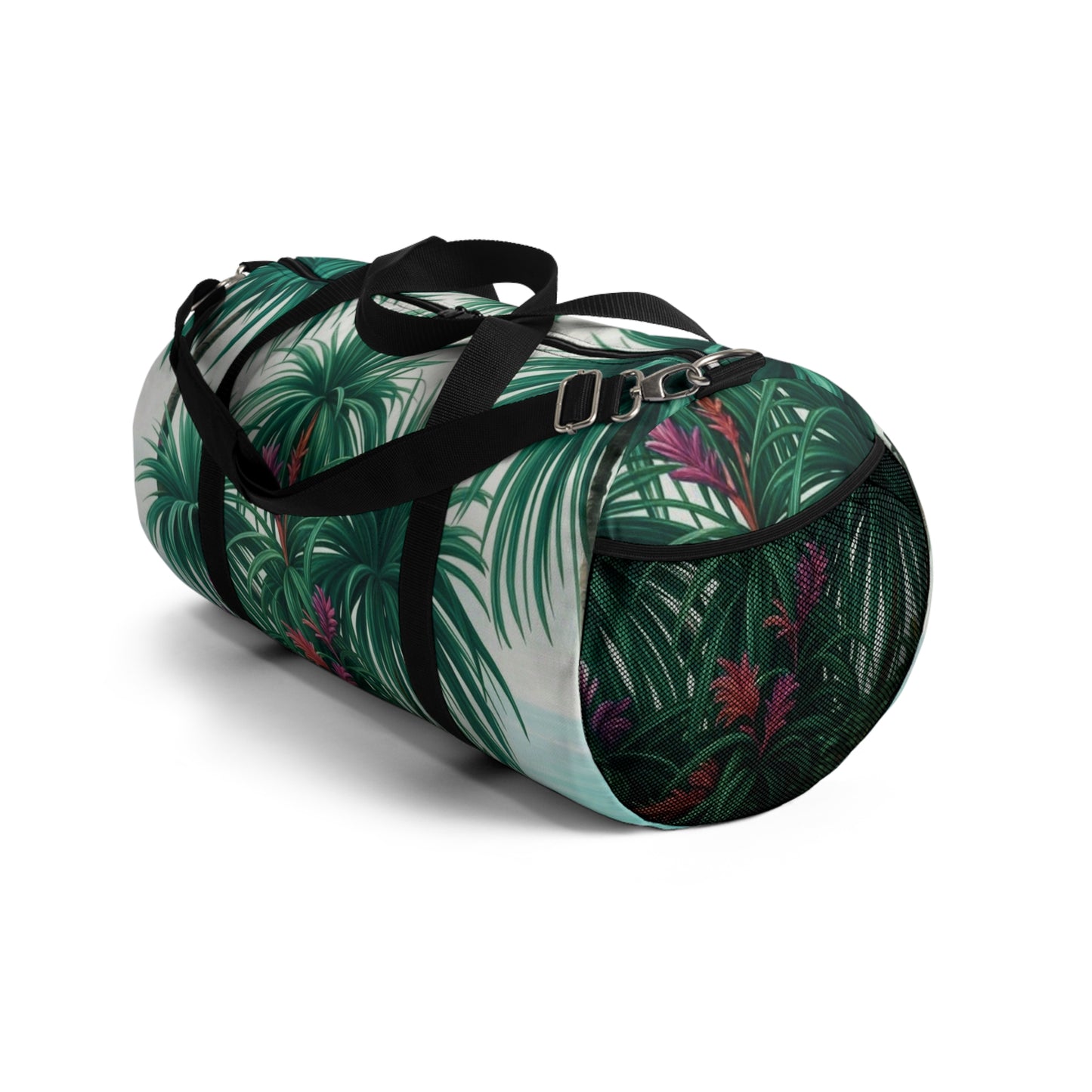 Tropical Rainforest Duffel Bag - Perfect for Travel and Gym / Tiny Palm Island