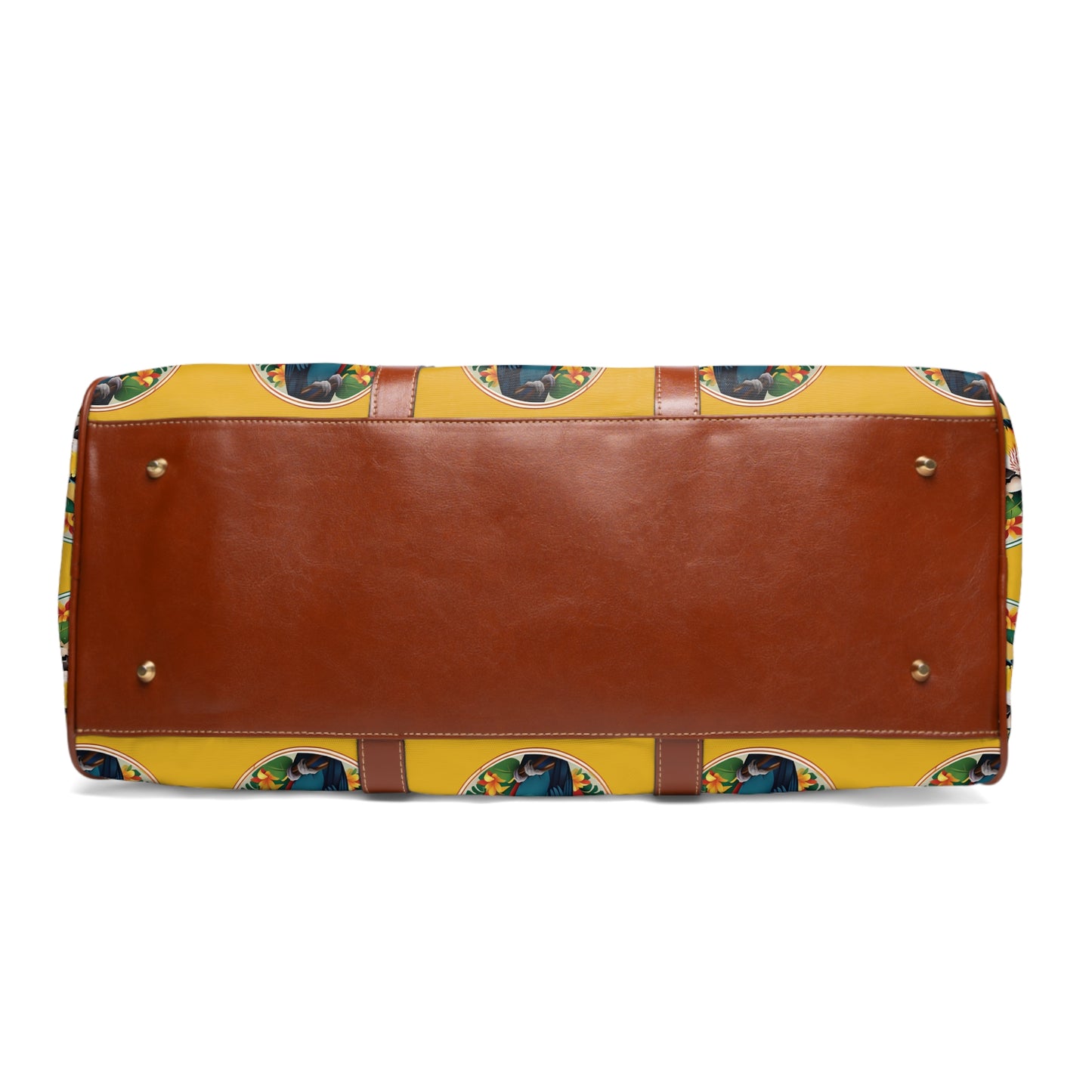 Tropical Waterproof Travel Bag - Perfect for Beach Getaways / My Pet Parrot, Yellow